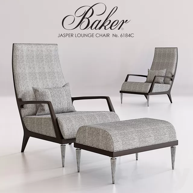Armchair 3D Models – JASPER LOUNGE CHAIR by BAKER Armchair 3D Models – JASPER LOUNGE CHAIR by BAKER