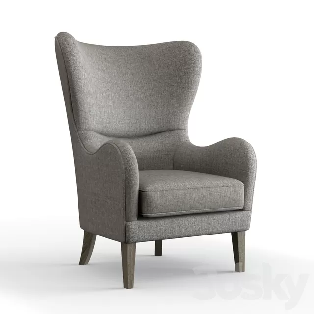Armchair 3D Models – Jera Swoop Wing Chair Armchair 3D Models – Jera Swoop Wing Chair