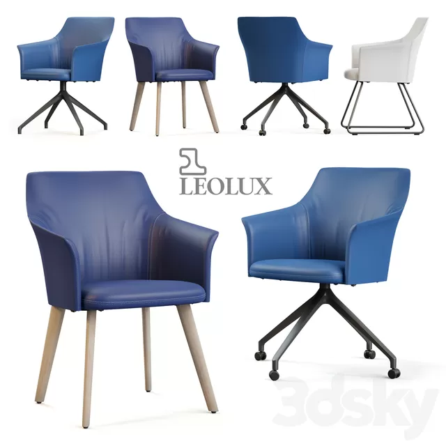 Armchair 3D Models – Leolux Mara