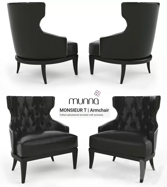 Armchair 3D Models – MONSIEUR T