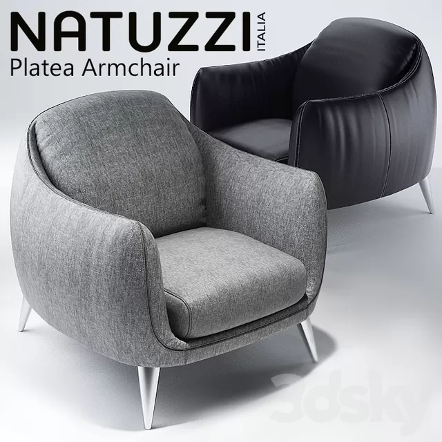 Armchair 3D Models – Platea Armchair