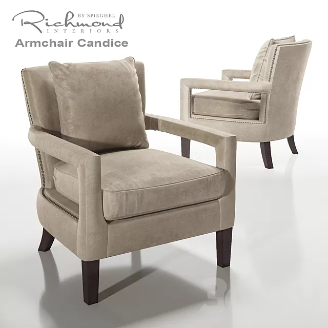 Armchair 3D Models – Richmond Armchair Candice