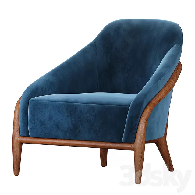 Armchair 3D Models – Ulivi Adele armchair