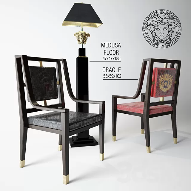 Armchair 3D Models – Versace oracle medusa