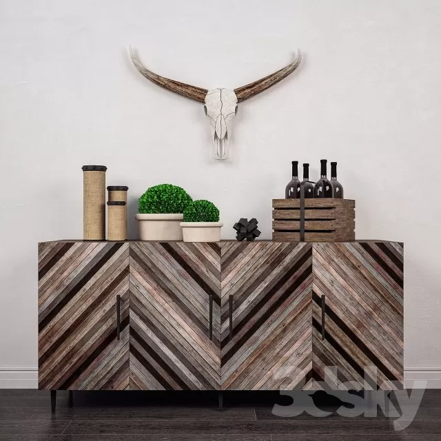 Sideboard – Chest of Drawers – 3D Models – 0013