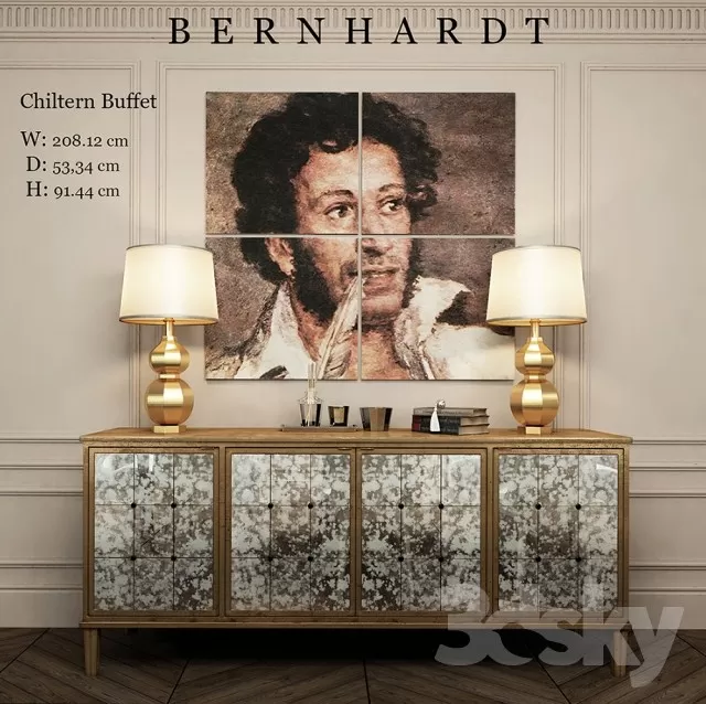 Sideboard – Chest of Drawers – 3D Models – 0100