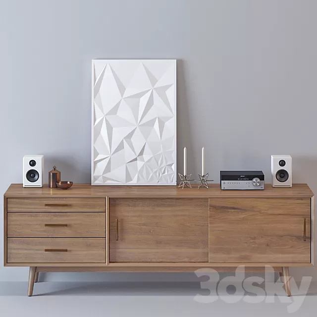 Sideboard – Chest of Drawers – 3D Models – 0107