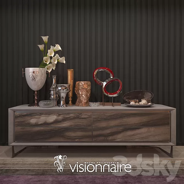 Sideboard – Chest of Drawers – Visionnaire decor set