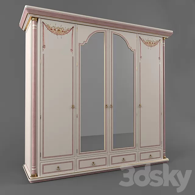Wardrobe – Display Cabinets – 3D Models – 0019