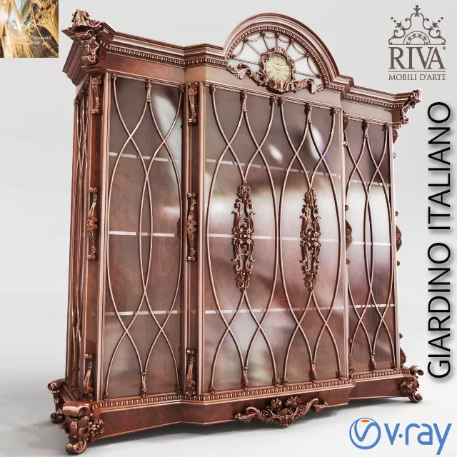 Wardrobe – Display Cabinets – 3D Models – 0024