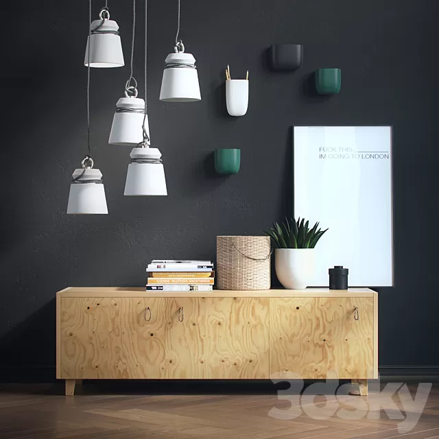 Wardrobe – Display Cabinets – 3D Models – 0058