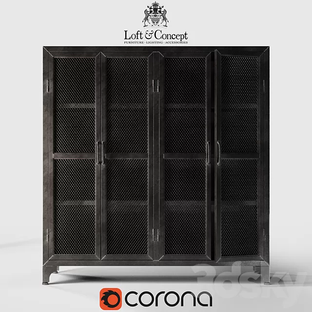 Wardrobe – Display Cabinets – 3D Models – 0071