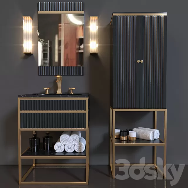 Wardrobe – Display Cabinets – 3D Models – 0087