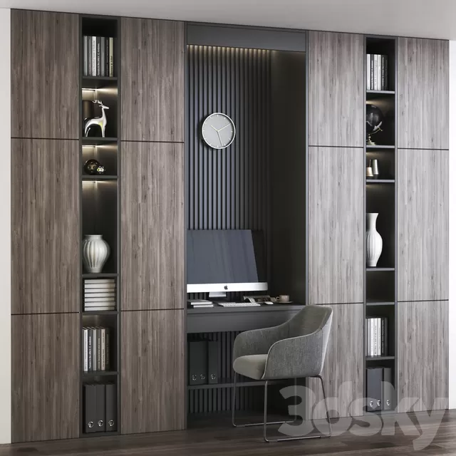 Office Furniture – 3D Models – Furniture Composition 6