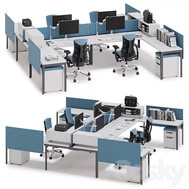 Office Furniture – 3D Models – Layout Studio by Herman Miller