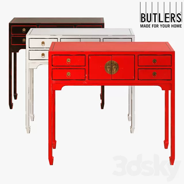 Consoles 3D Models – Butlers rising sun console Consoles 3D Models – Butlers rising sun console
