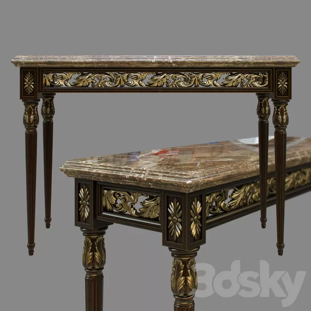 Consoles 3D Models – Chelini console Consoles 3D Models – Chelini console