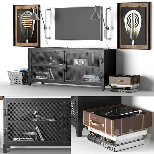 Consoles 3D Models – Console Hopper RH III Consoles 3D Models – Console Hopper RH III