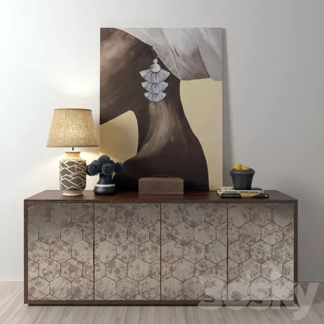 Consoles 3D Models – Cybil by Four Hands Consoles 3D Models – Cybil by Four Hands