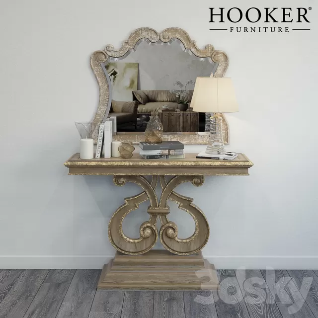 Consoles 3D Models – Hooker Solana console Consoles 3D Models – Hooker Solana console