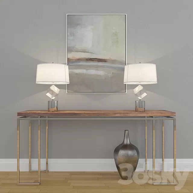 Consoles 3D Models – Waverly Console Table Consoles 3D Models – Waverly Console Table