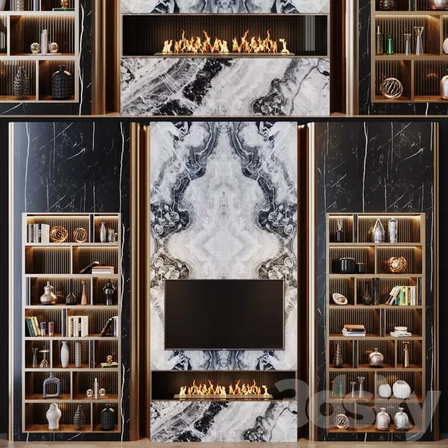 TV Wall 3D Models – 0003