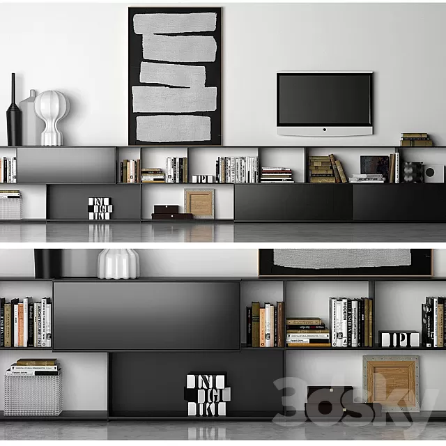 TV Wall 3D Models – 0014