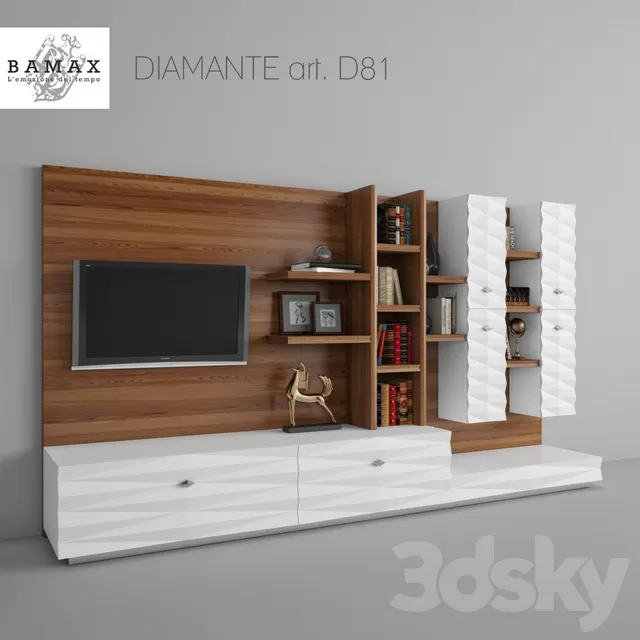 TV Wall 3D Models – Bamax Diamante D81