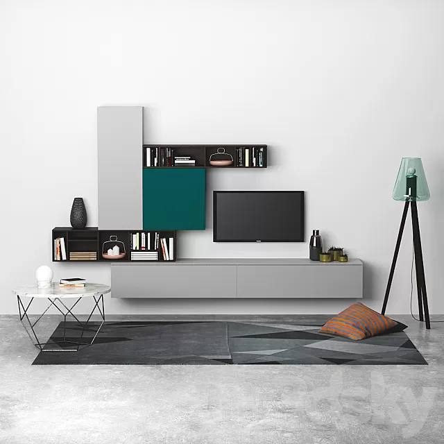 TV Wall 3D Models – SLIM 101