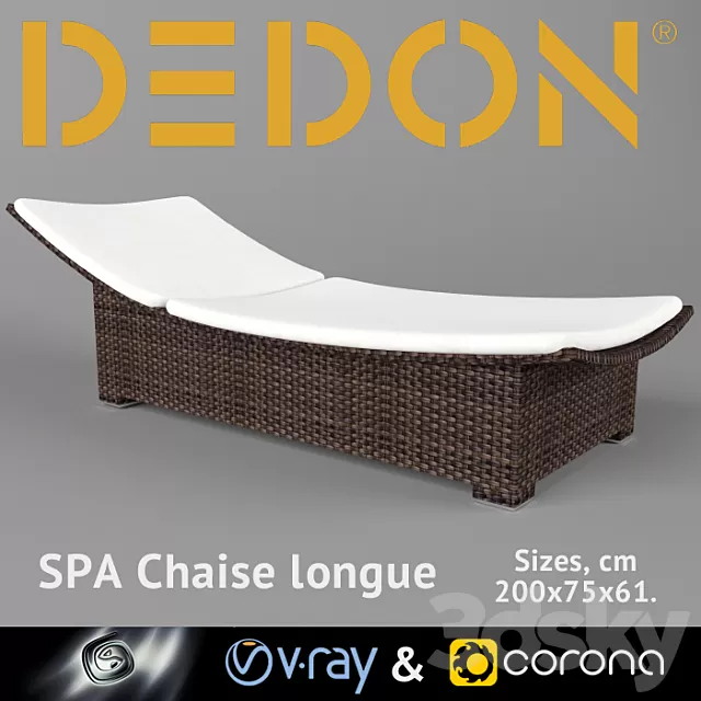 Furniture 3D Models – Others – Amb.Deckchair SPA Chaise longue Furniture 3D Models – Others – Amb.Deckchair SPA Chaise longue
