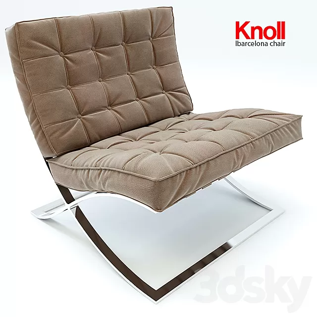 Furniture 3D Models – Others – Barcelona Chair Knoll Furniture 3D Models – Others – Barcelona Chair Knoll