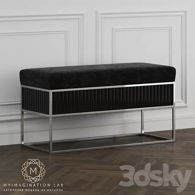 Furniture 3D Models – Others – Bench «Blacked» by Myimagination.lab Furniture 3D Models – Others – Bench «Blacked» by Myimagination.lab