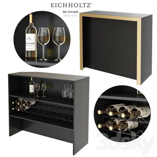 Furniture 3D Models – Others – EICHHOLTZ Bar Grimaldi 111437 Furniture 3D Models – Others – EICHHOLTZ Bar Grimaldi 111437