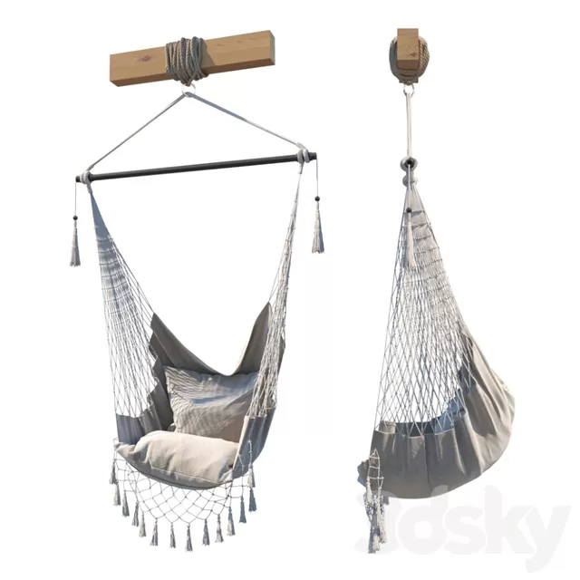 Furniture 3D Models – Others – Hammock chair (max 2014; 2016 Vray; obj) Furniture 3D Models – Others – Hammock chair (max 2014; 2016 Vray; obj)