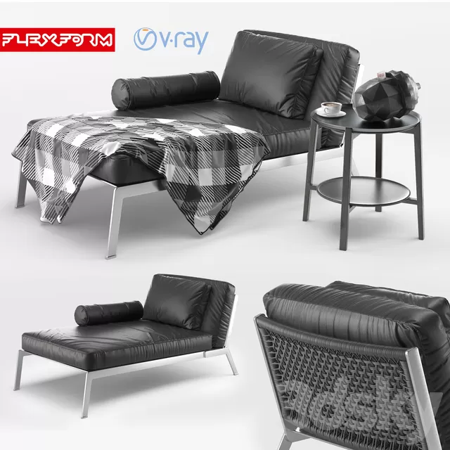 Furniture 3D Models – Others – Happy set flexform Furniture 3D Models – Others – Happy set flexform