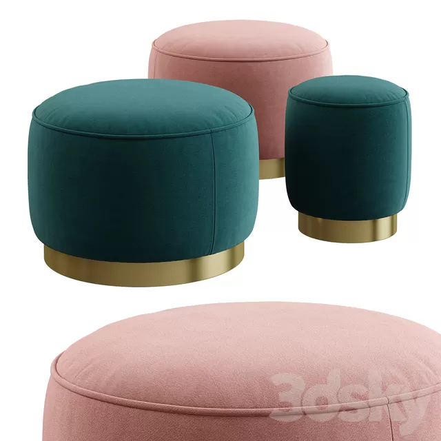 Furniture 3D Models – Others – Made Hetherington Pouffe Furniture 3D Models – Others – Made Hetherington Pouffe