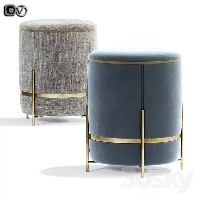 Furniture 3D Models – Others – Melange stool 02 Furniture 3D Models – Others – Melange stool 02