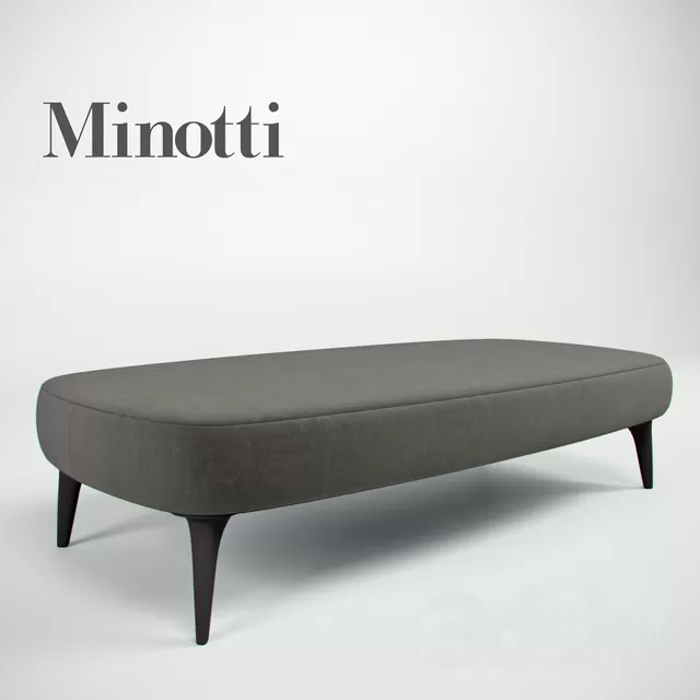 Furniture 3D Models – Others – Minotti aston bench Furniture 3D Models – Others – Minotti aston bench