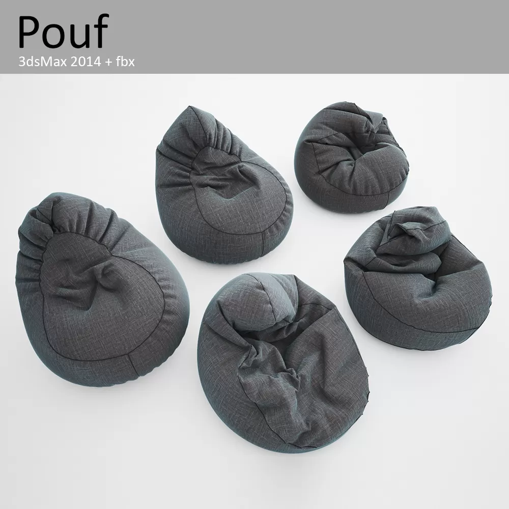 Furniture 3D Models – Others – Pouf collection 08 Furniture 3D Models – Others – Pouf collection 08
