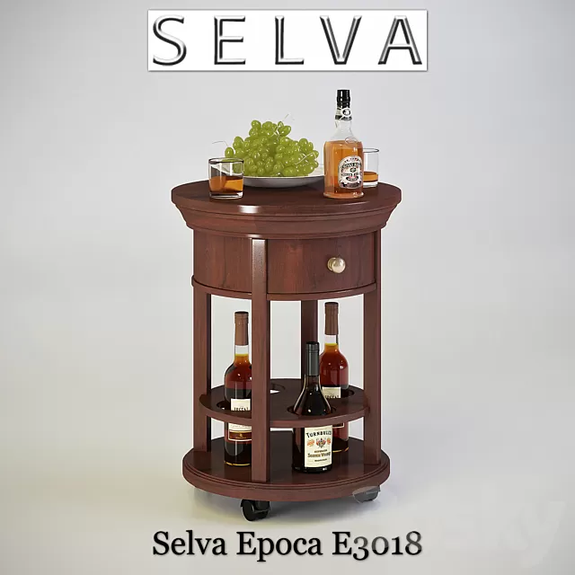 Furniture 3D Models – Others – Selva Epoca E3018 minibar