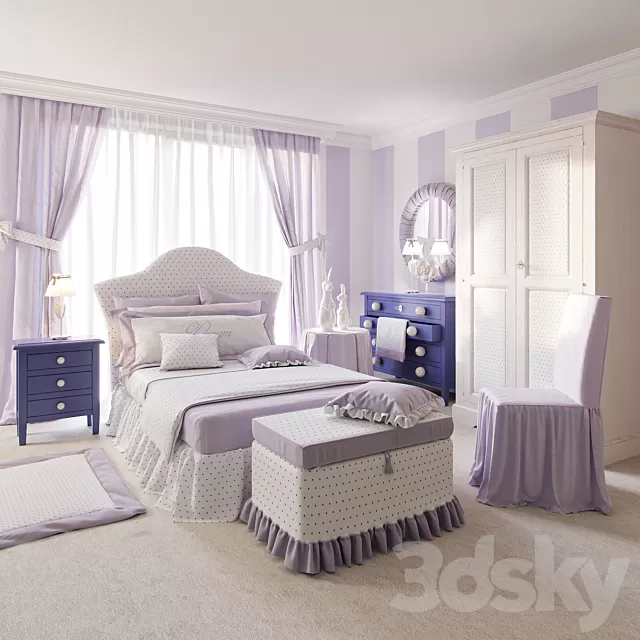 Children – Bed 3D Models – 0009