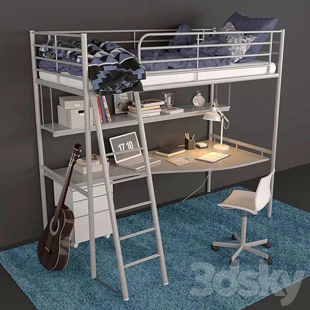 Children – Bed 3D Models – 0018