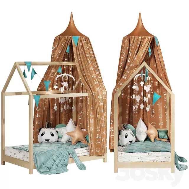 Children – Bed 3D Models – 0019