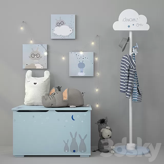 Children – Furniture 3D Models – Vertbaudet 06 set