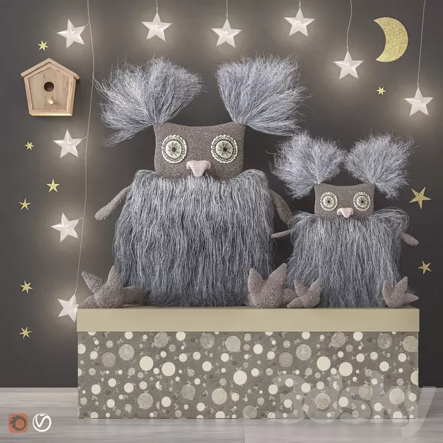 Children – 3D Models – Miscellaneous – Toys and dekor set 43