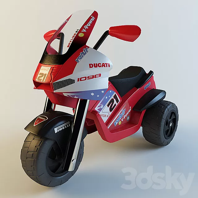 Children – Toy 3D Models – Electric Vehicle child