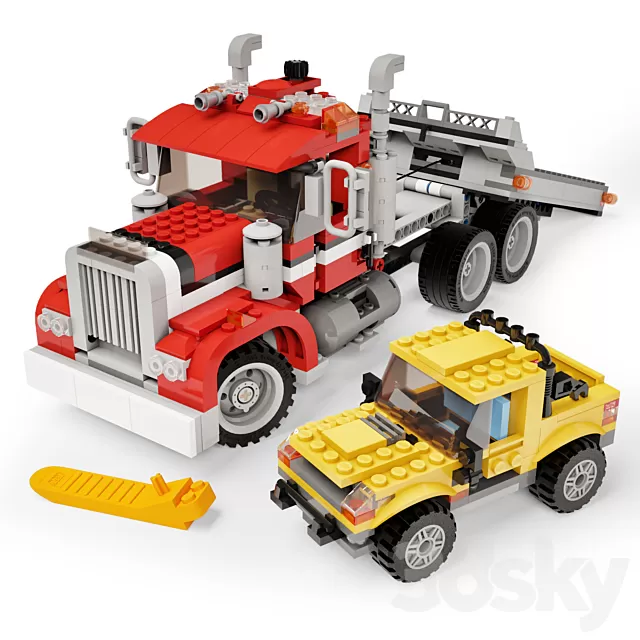 Children – Toy 3D Models – LEGO Creator №7347 Part 1