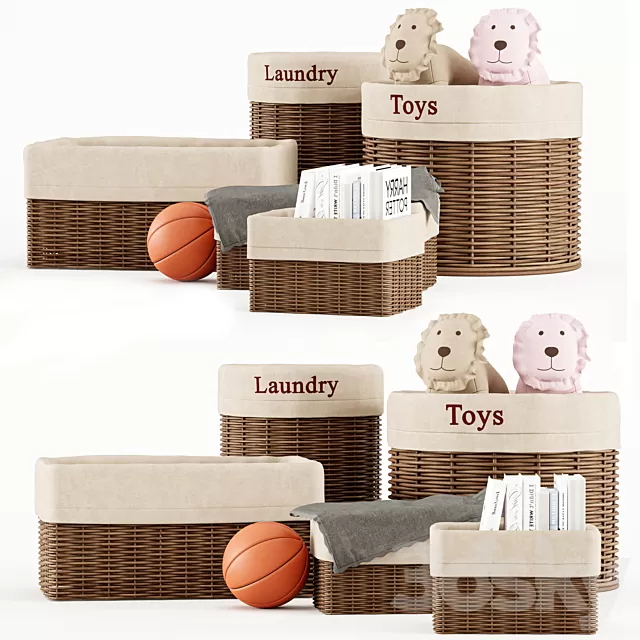 Children – Toy 3D Models – RH toy set 01
