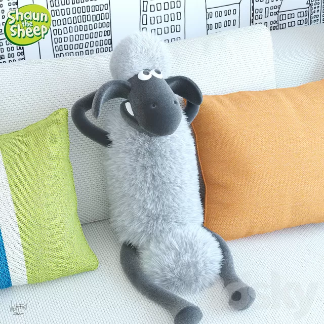 Children – Toy 3D Models – Shaun the sheep