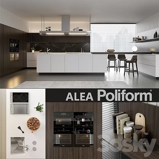 Kitchen – Interiors – 3D Models – 0063